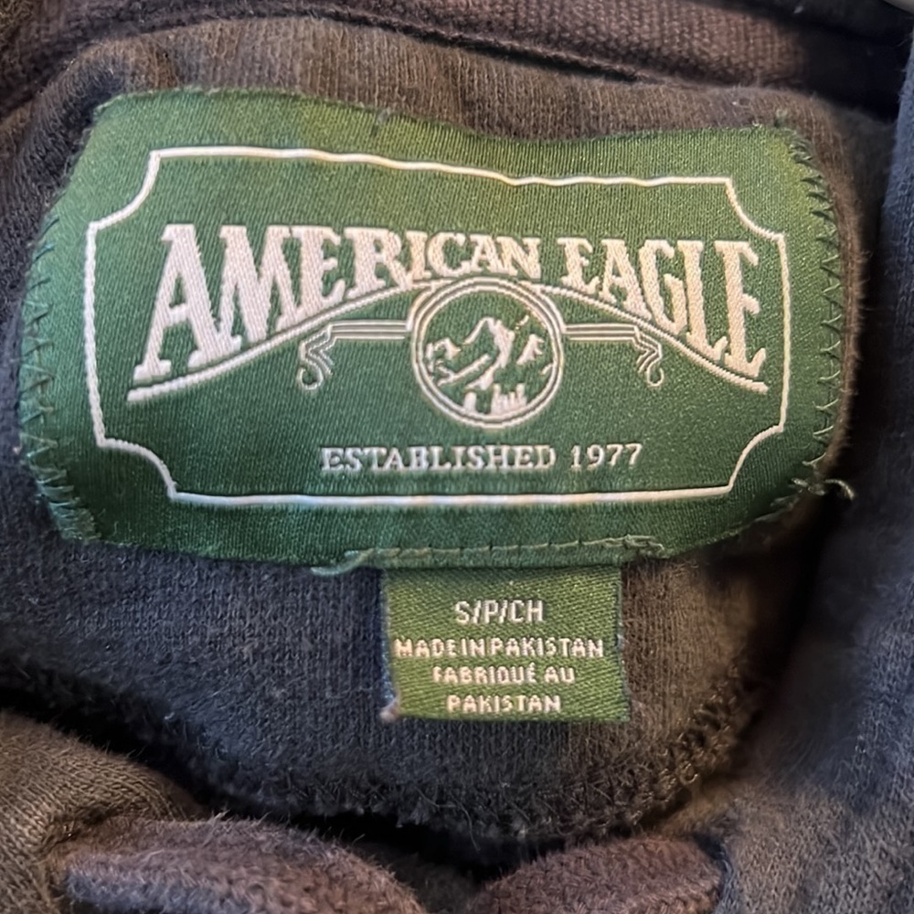 AMERICAN EAGLE pullover hooded sweatshirt small - Picture 7 of 10